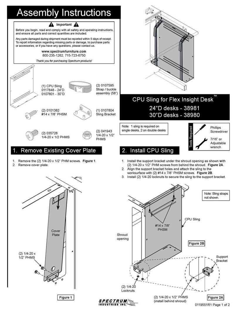 Spectrum Industries 38981 Assembly instructions