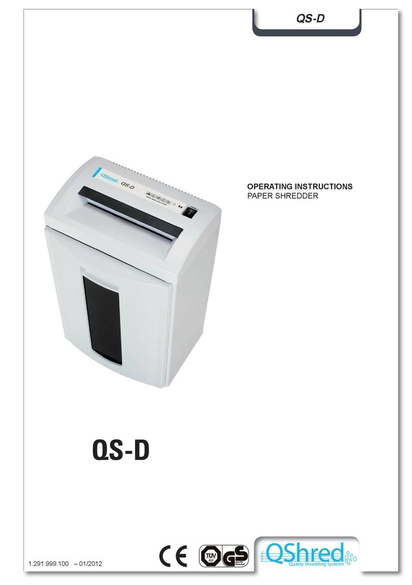 QShred QS-D User manual