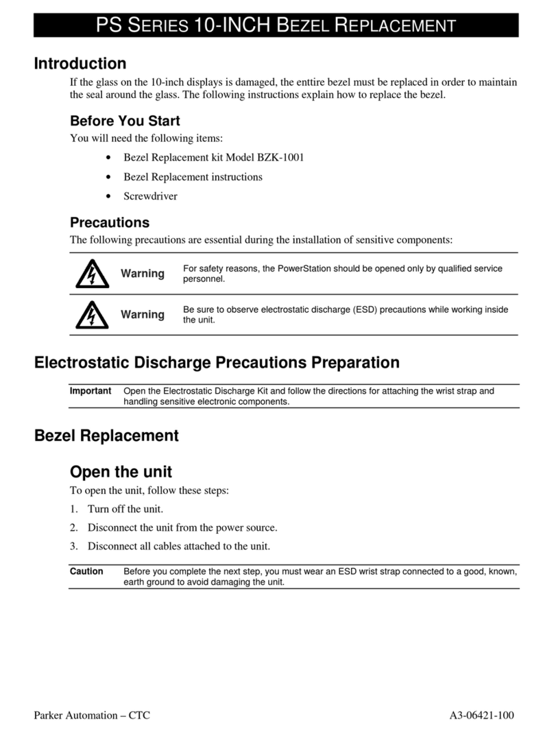 CTC Parker Automation PS SERIES Replacement