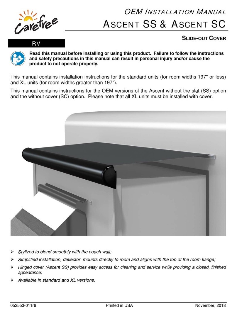 Carefree ASCENT SS User manual