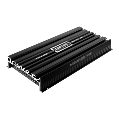 Monacor CARPOWER Power-4/600 User manual