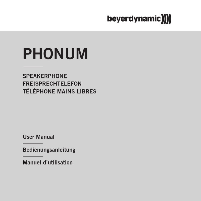 Beyerdynamic PHONUM user manual