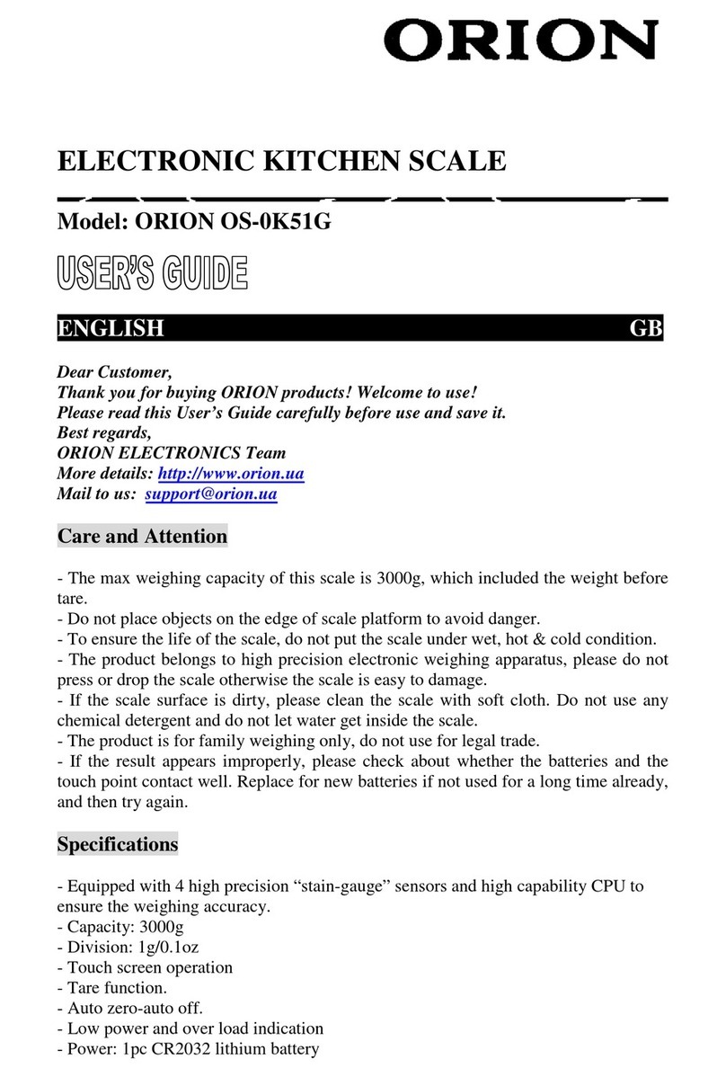 Orion OS-0K51G User manual