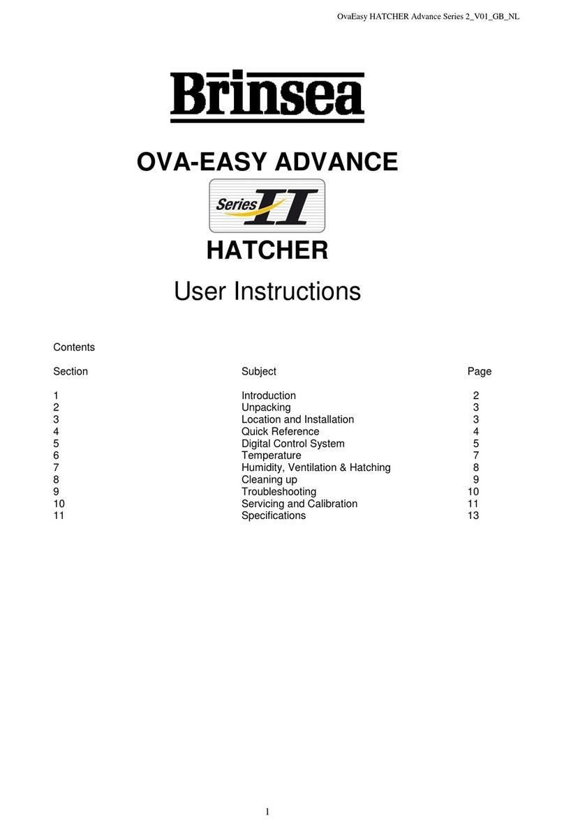 Brinsea Ova-Easy Advance Series II User manual