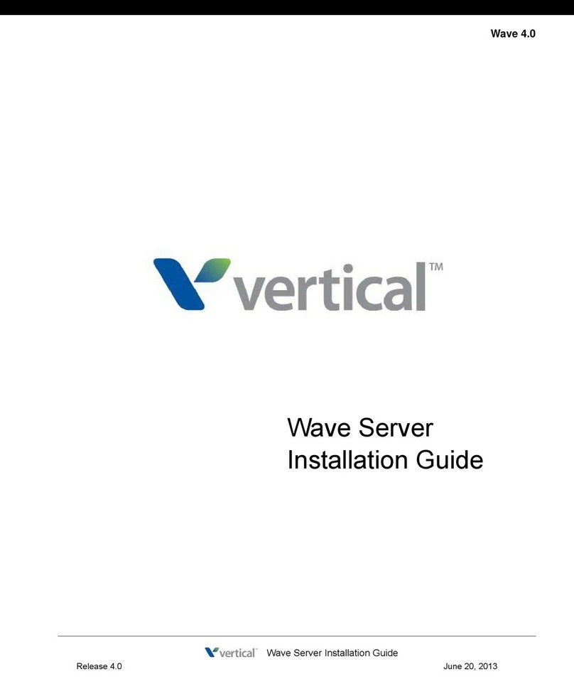 Vertical WAVE IP 2500 installation guide