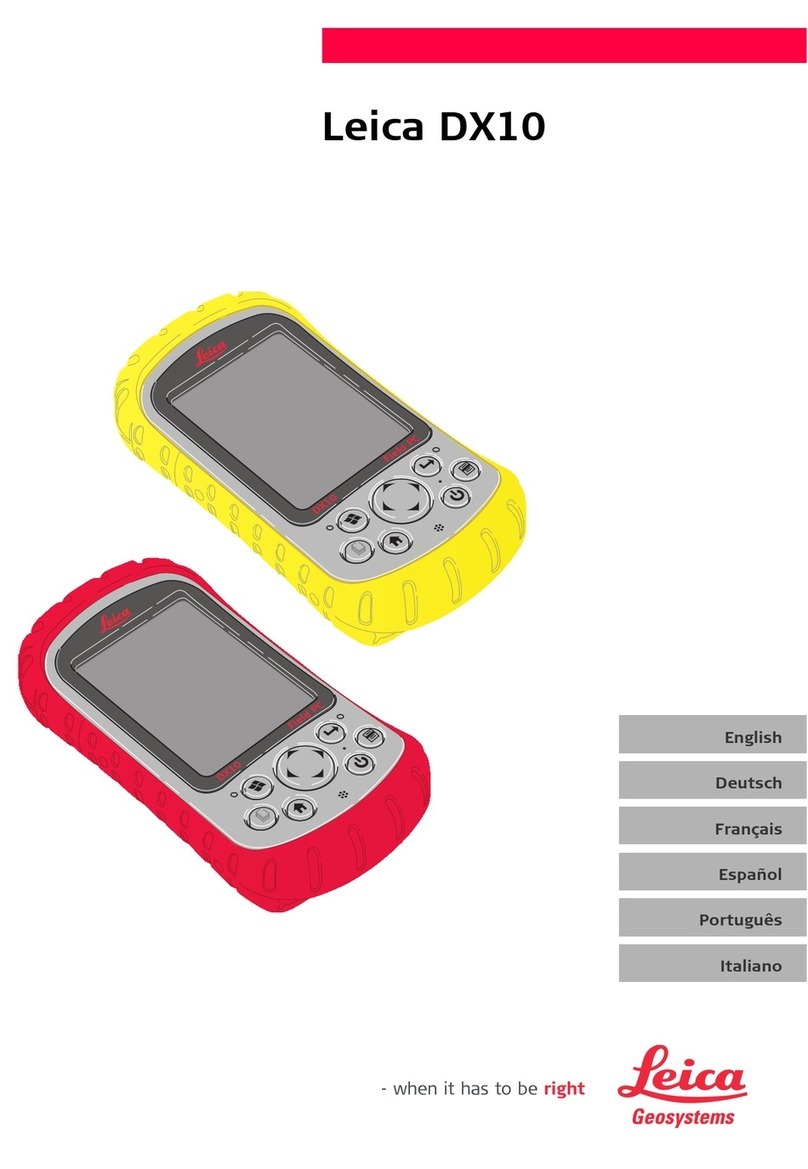 Leica Geosystems DX10 user manual