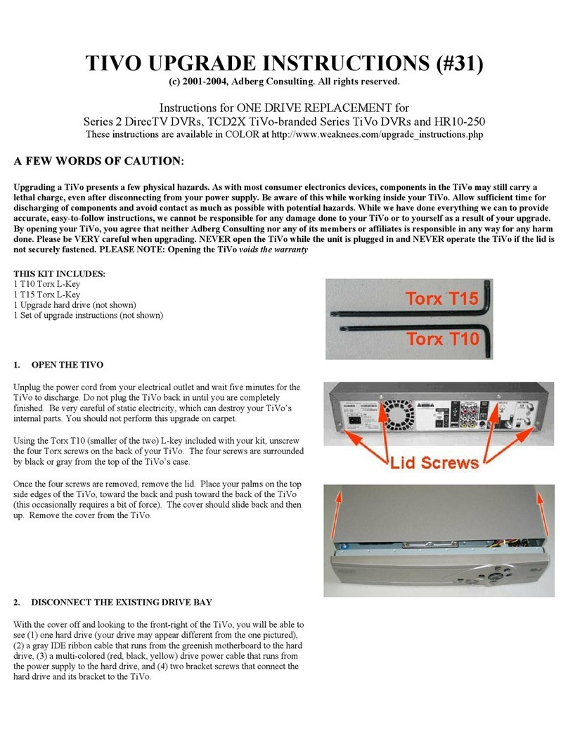 DirecTV TCD2 Series Upgrade instructions