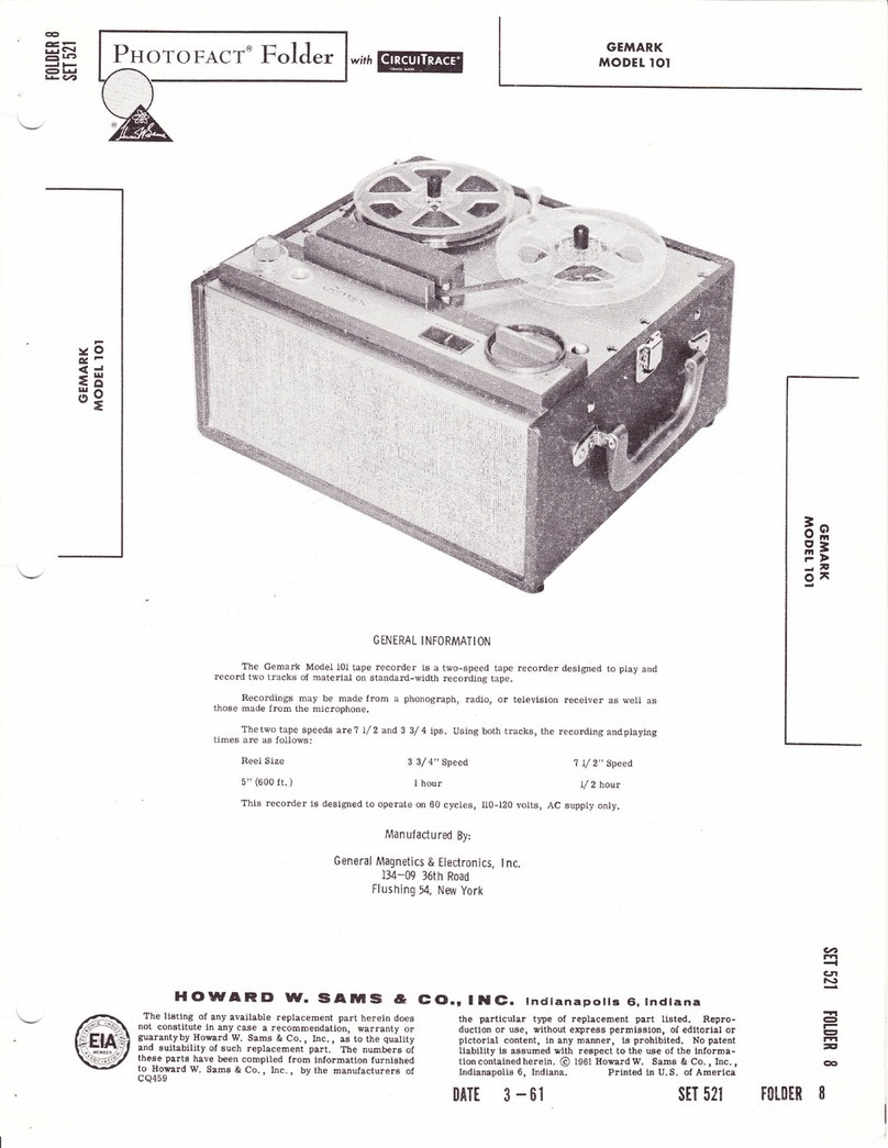Gemark 101 manual