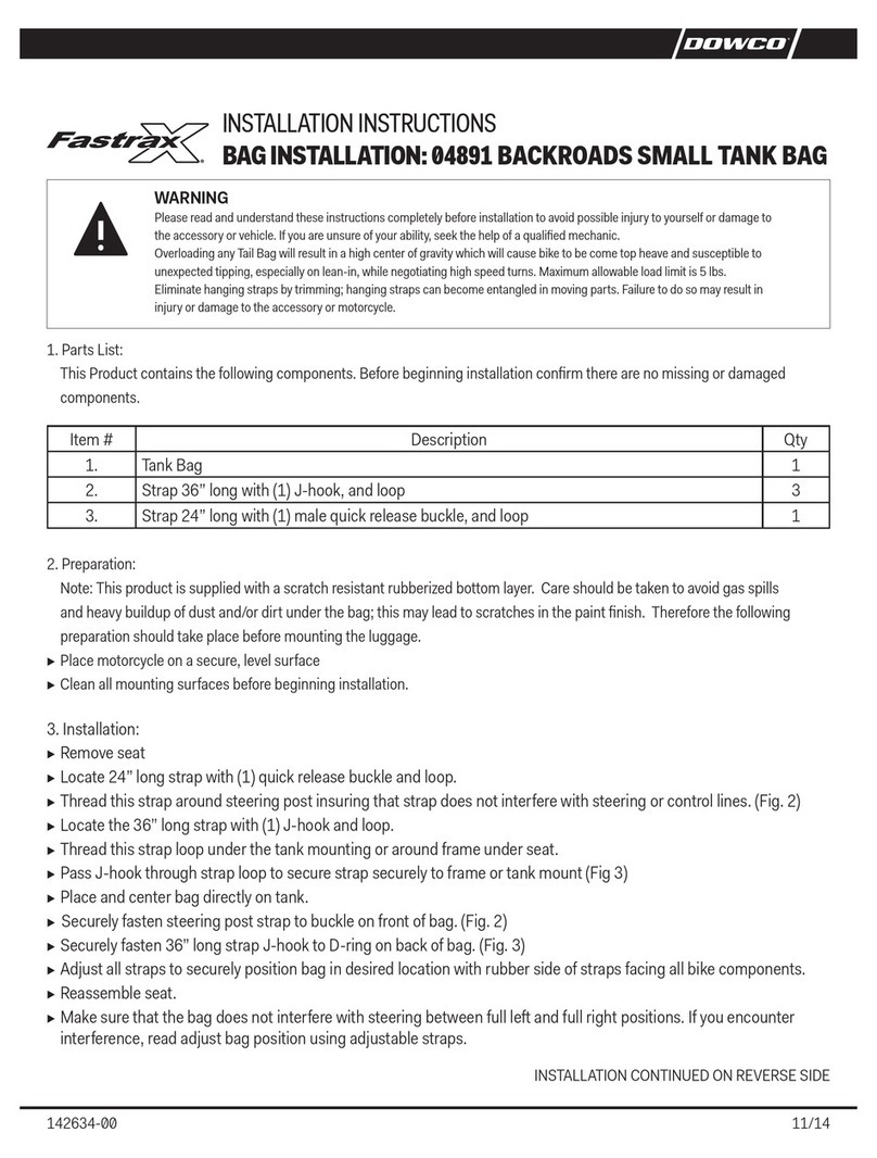 Dowco Fastrax Series installation instructions