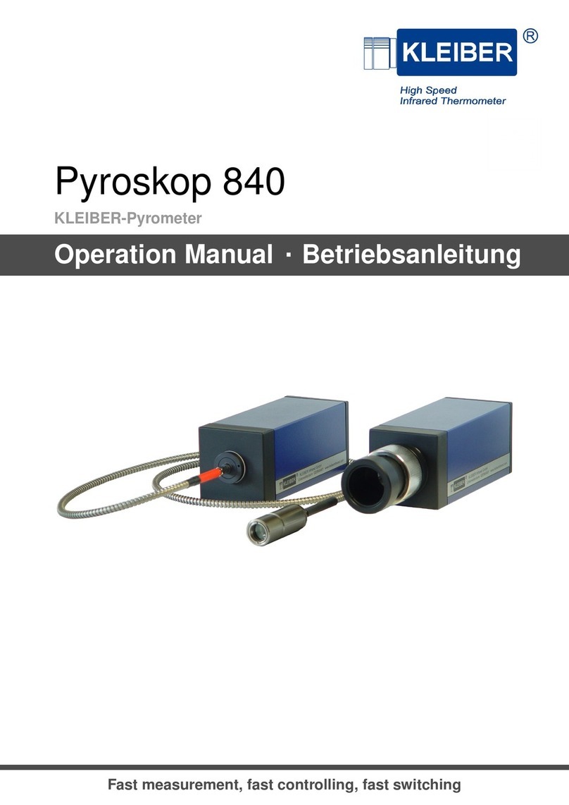 KLEIBER Pyroskop 840 Operation manual