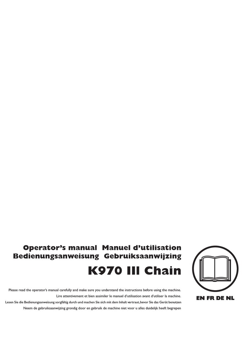 Husqvarna K970 IIl Chain User manual