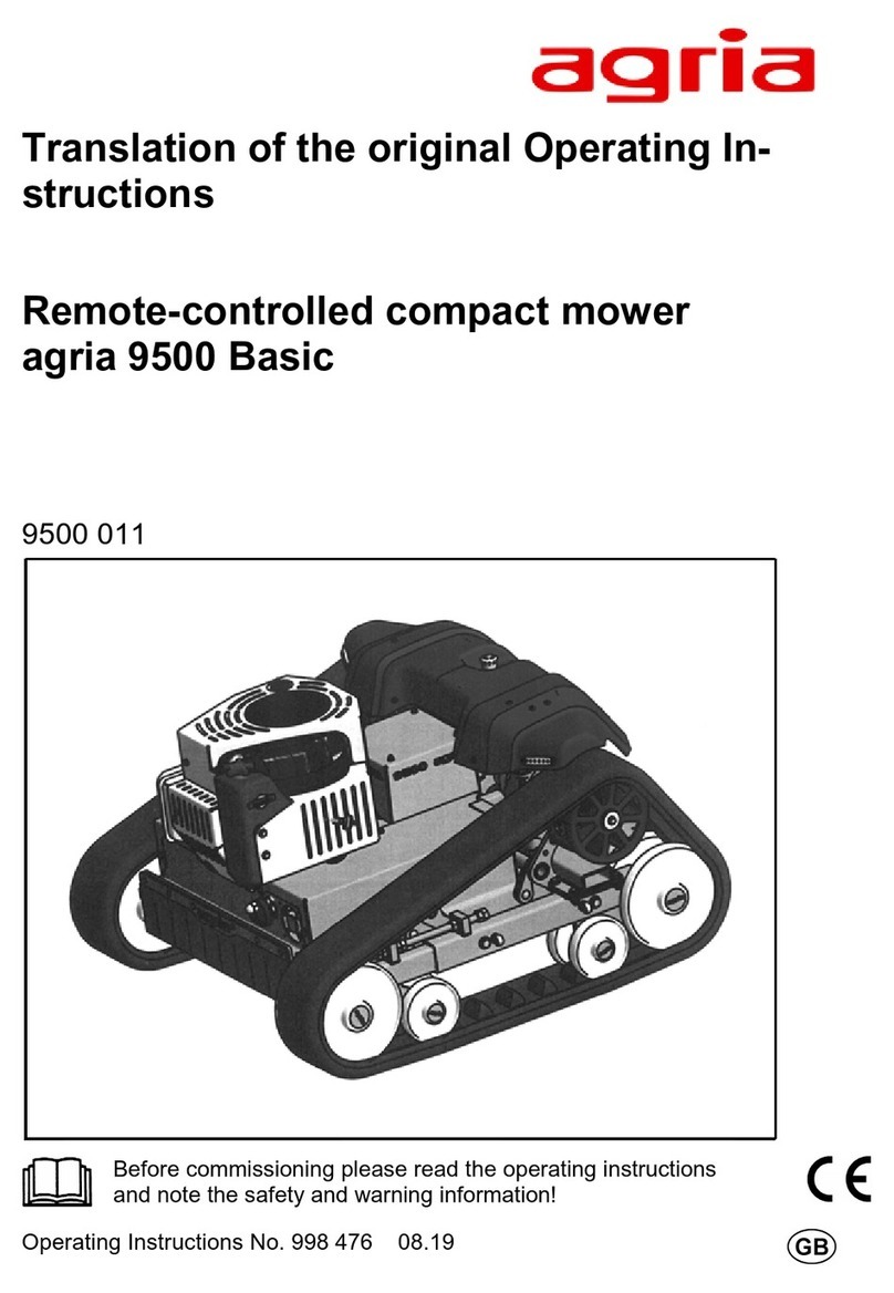 Agria 9500 Basic operating instructions