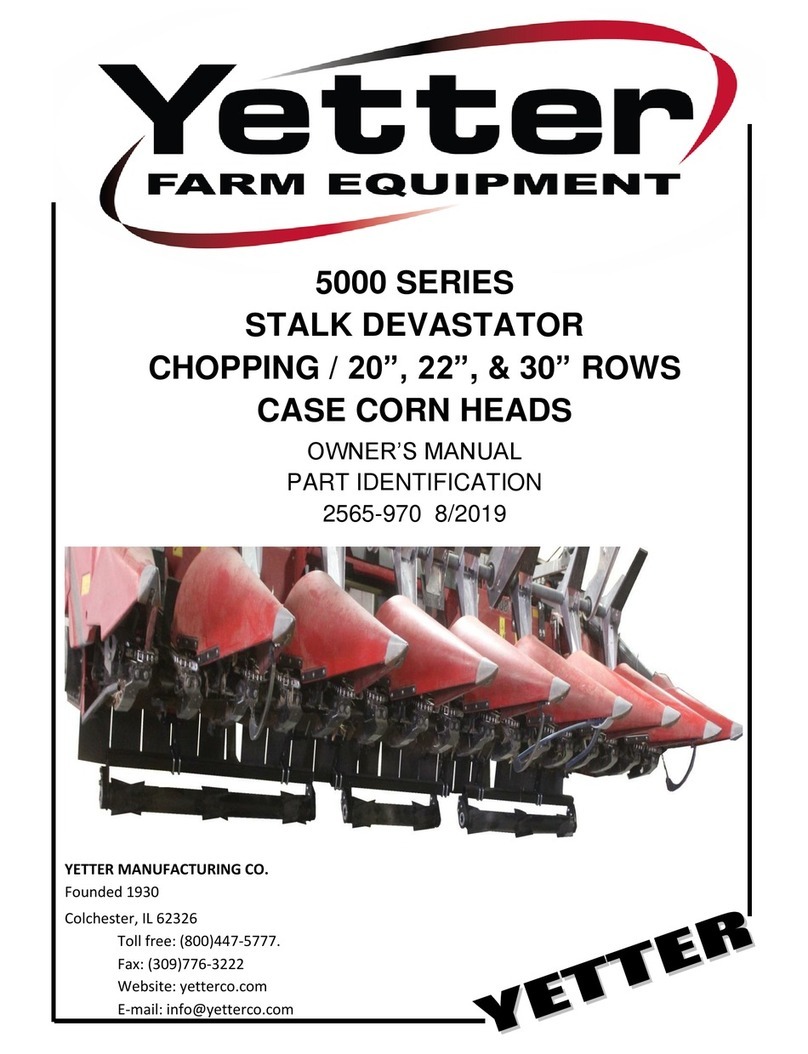 Yetter 5000 SERIES User manual
