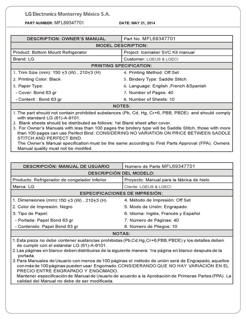 LG LK55C User manual