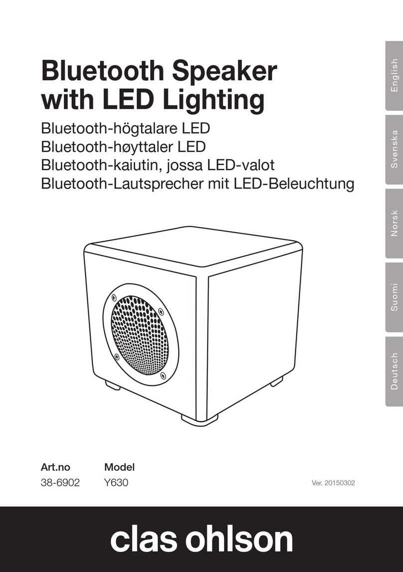Clas Ohlson Y630 instruction manual