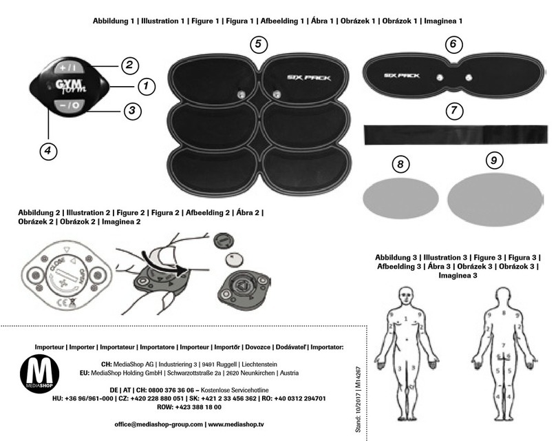 GYM form SIX PACK User manual