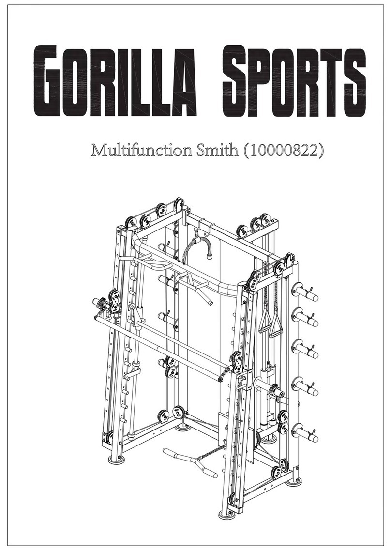 gorilla sports 10000822 Assembling Instruction