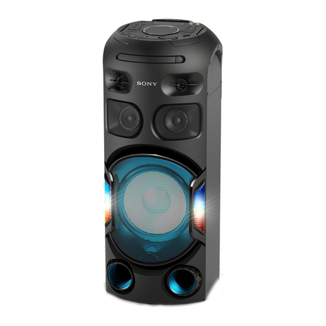 Sony MHC-V42D Reference guide