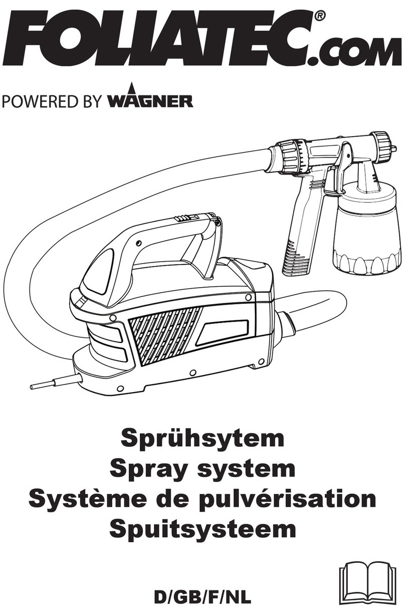 WAGNER FOLIATEC Spray system User manual