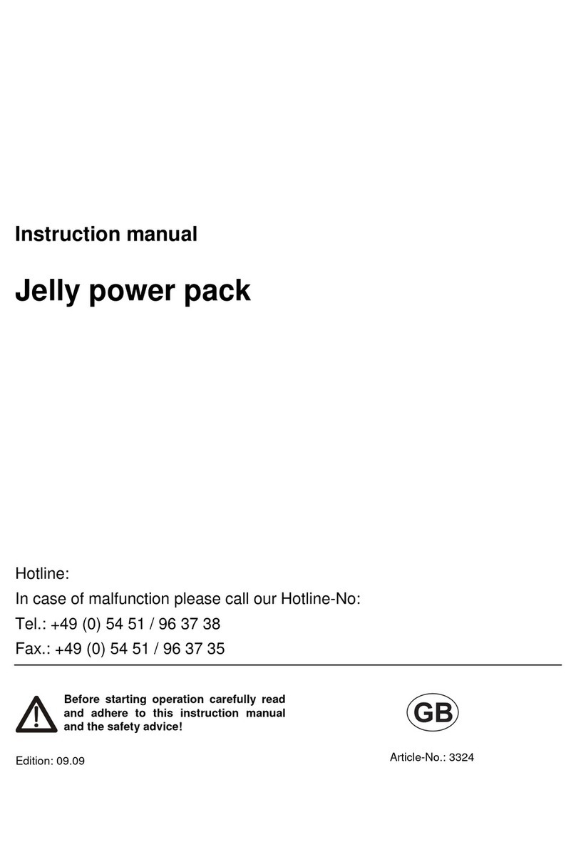 Boyens Backservice Jelly power pack User manual