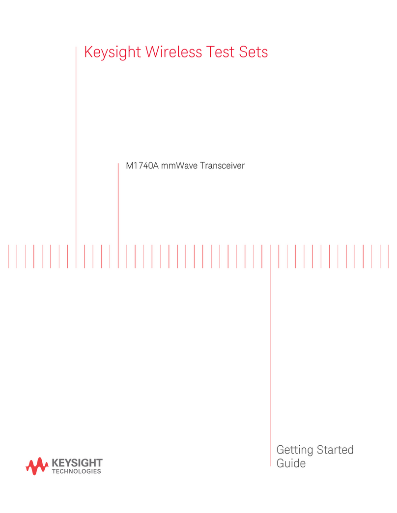 Keysight Technologies M1740A User manual