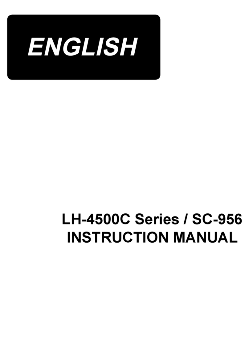 JUKI LH-4500C Series instruction manual