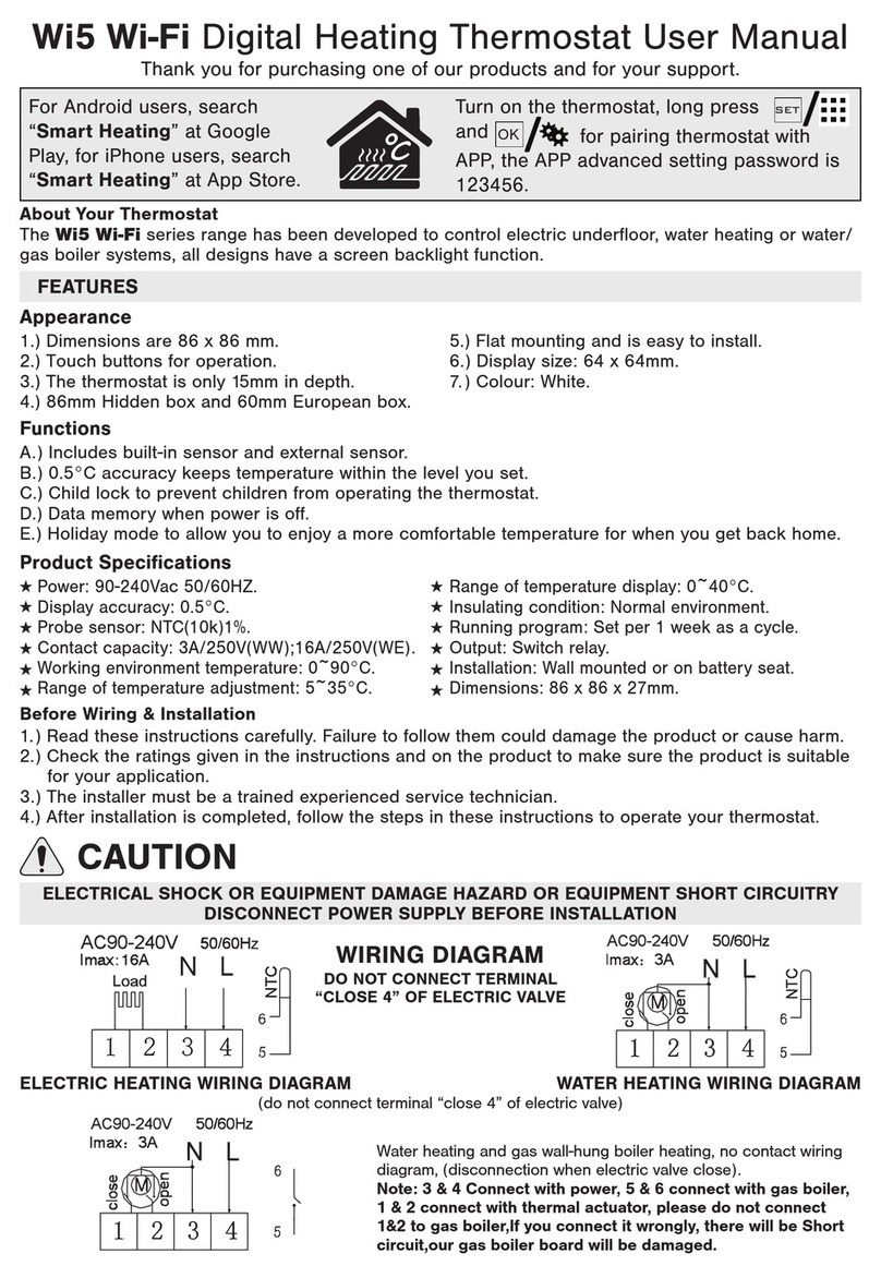 Living Heat Wi5 Wi-Fi Series user manual
