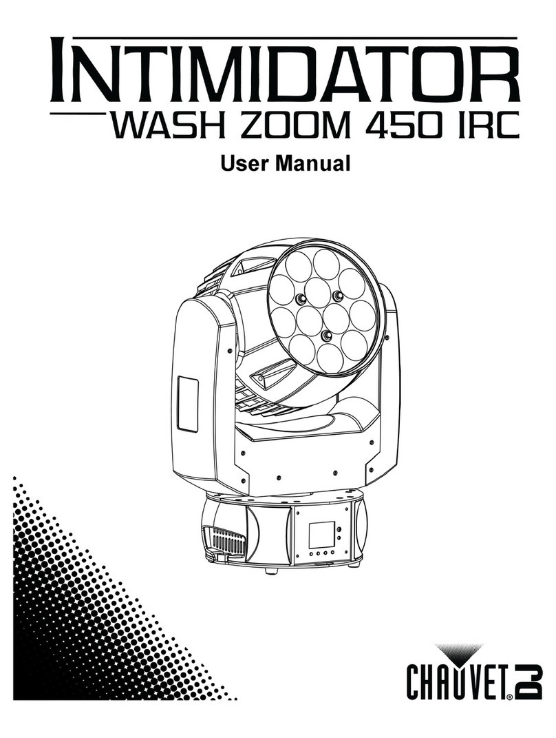 Chauvet DJ Intimidator Wash Zoom 450 IRC user manual