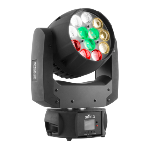 Chauvet DJ Intimidator Wash Zoom 450 IRC Quick reference guide
