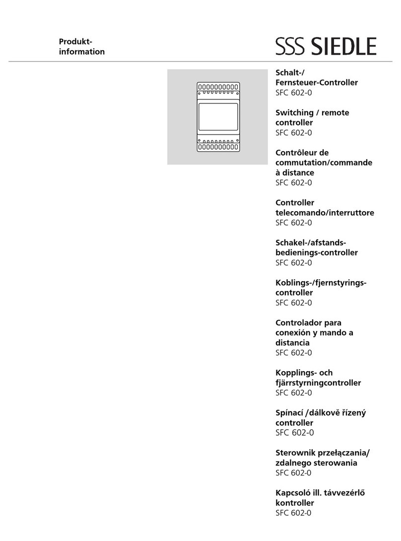 SSS Siedle SFC 602-0 User manual