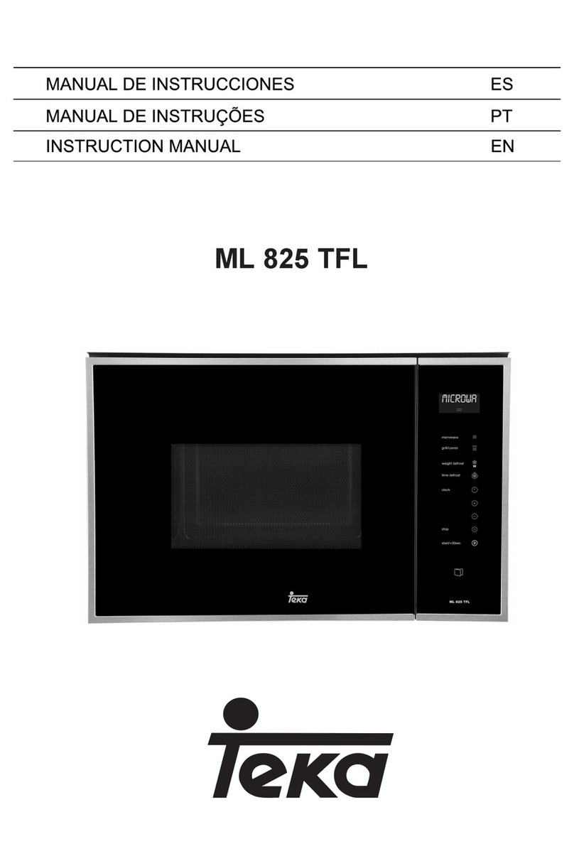 Teka ML 825 TFL User manual