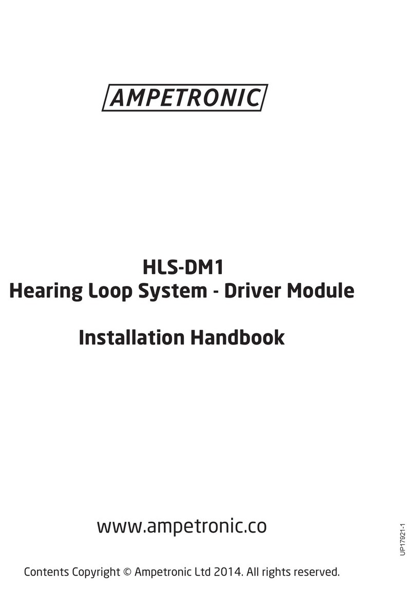 Ampetronic HLS-DM1 Installation handbook