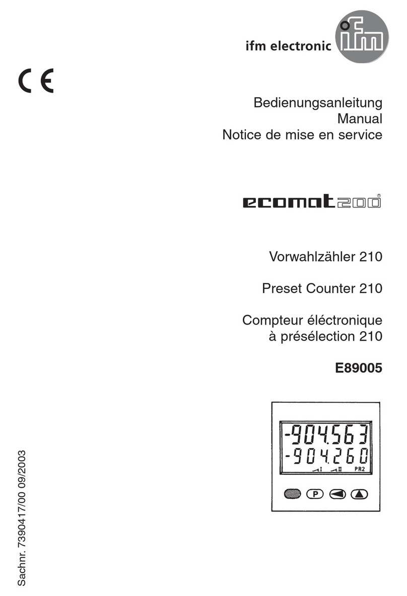 IFM Electronic ecomat 200 Series manual