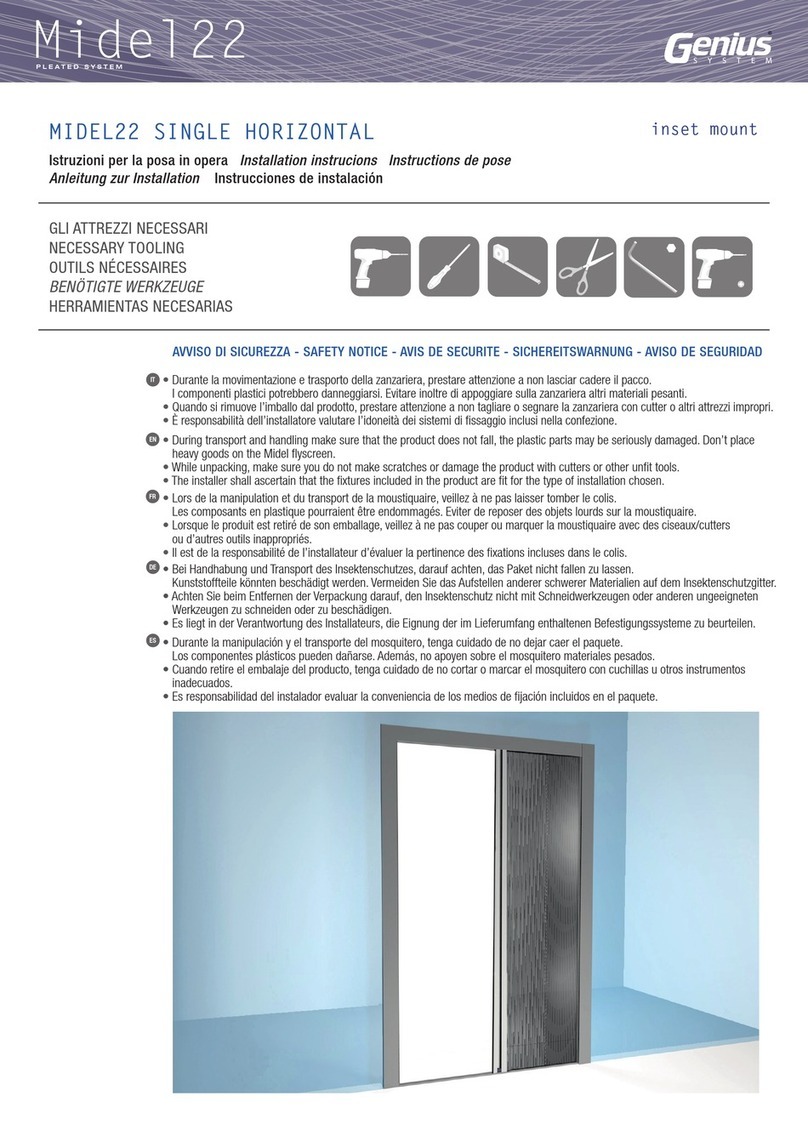 Genius MIDEL22 installation instructions
