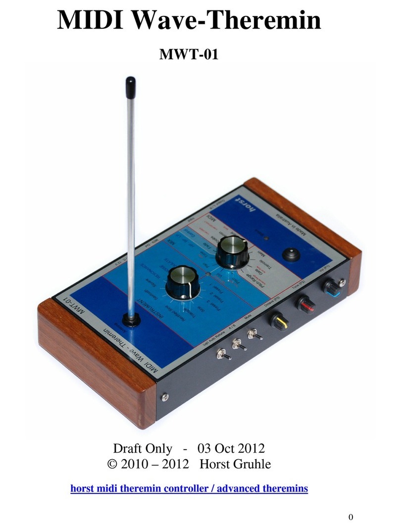 Horst MIDI Wave-Theremin MWT-01 manual