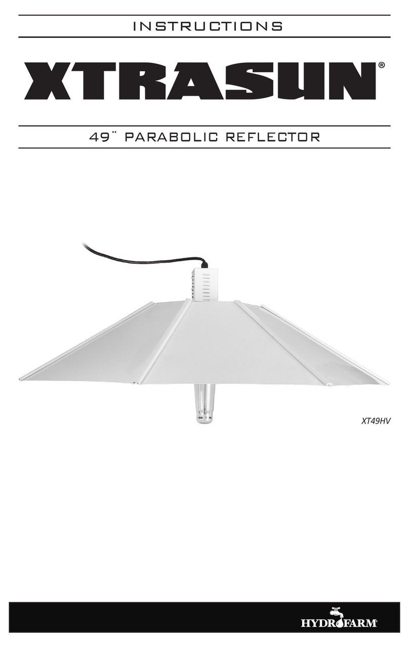 Hydrofarm XT49HV instructions