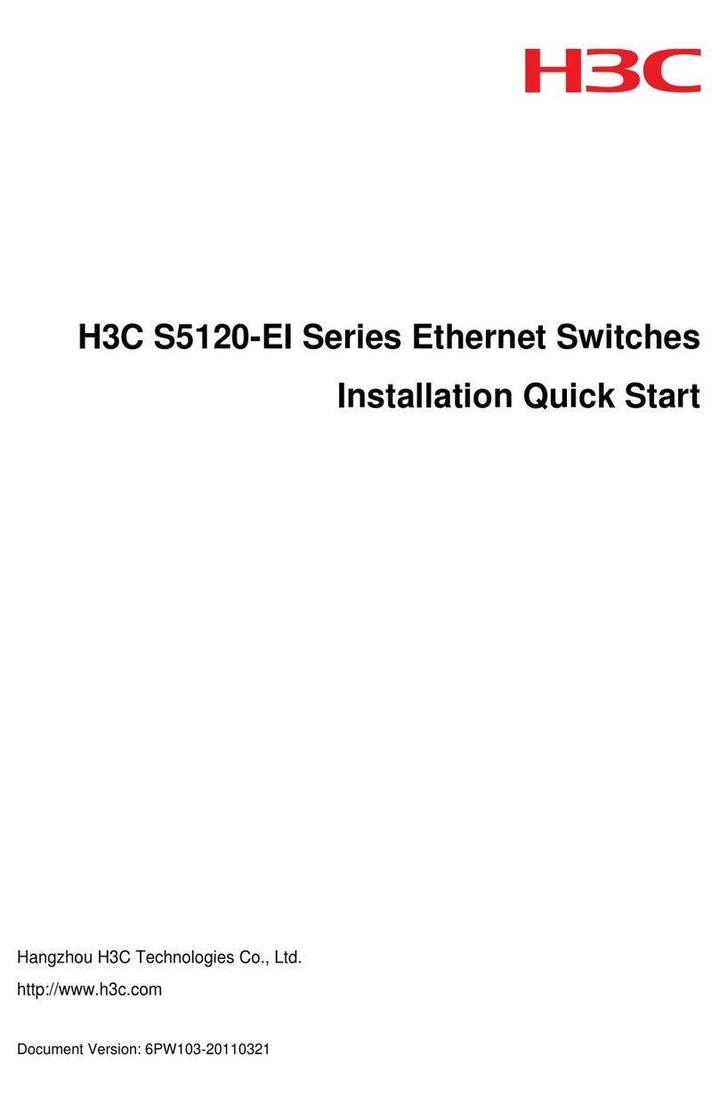 H3C S5120-EI Series Operating and maintenance manual