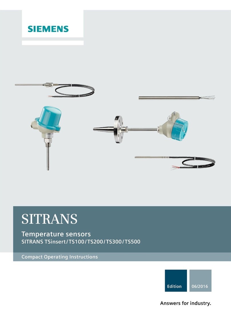 Siemens SITRANS TS100 Administrator guide Siemens SITRANS TS100 Administrator guide