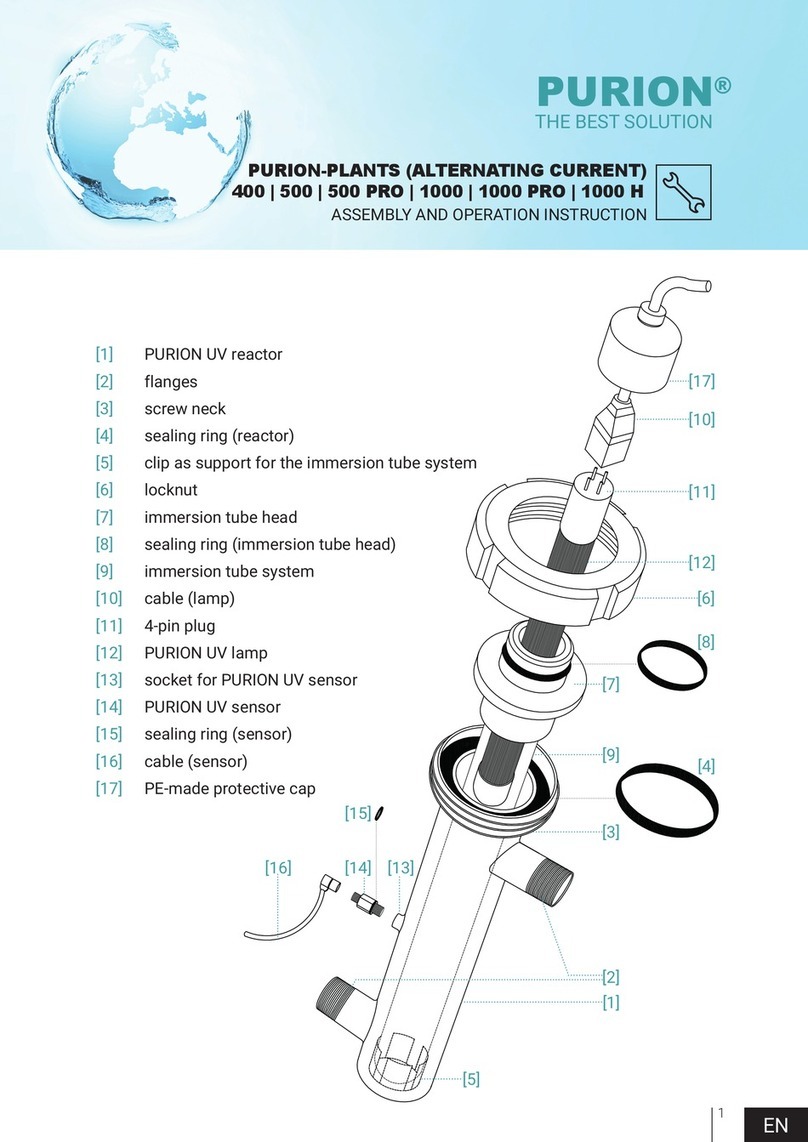 PURION 400 Assembly and operation instruction