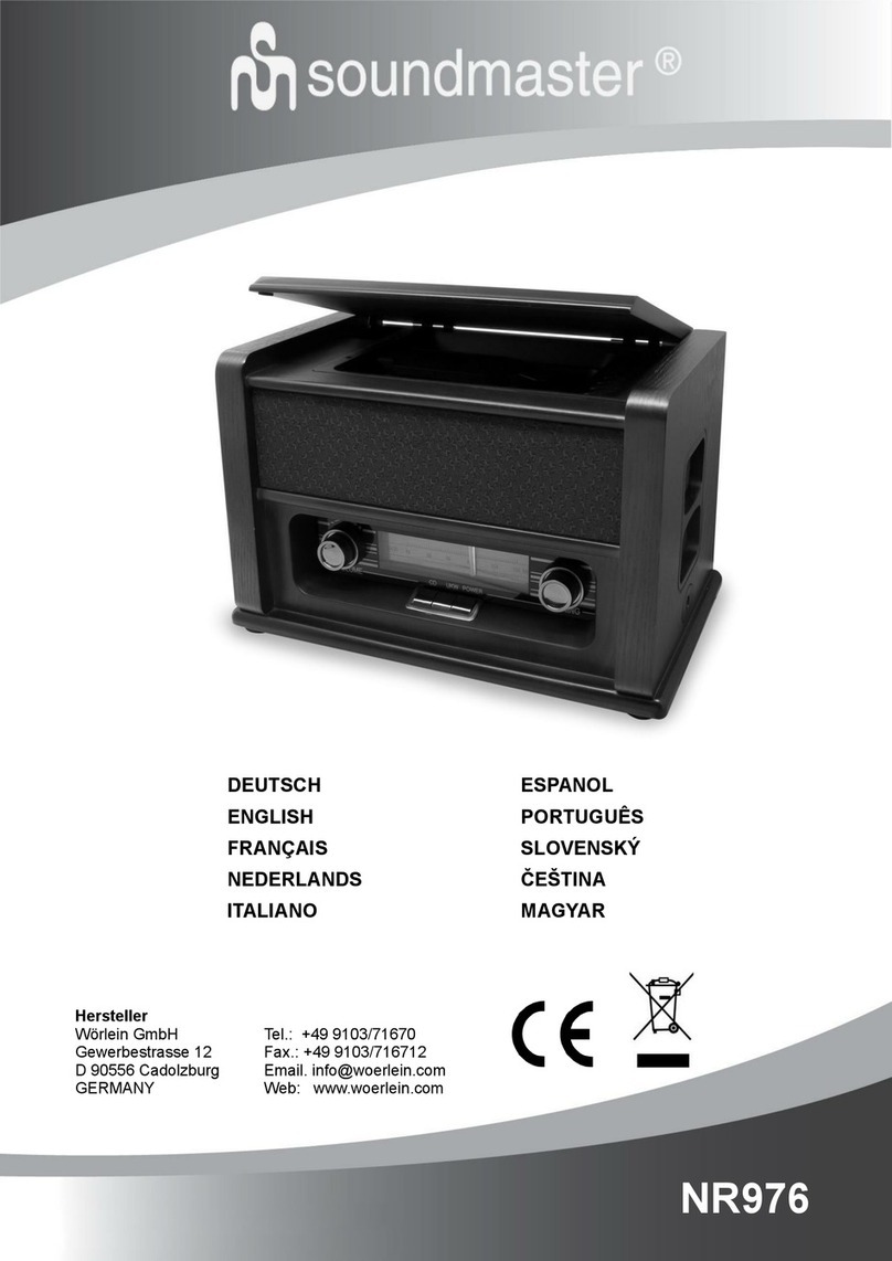 SOUNDMASTER NR976 instruction manual