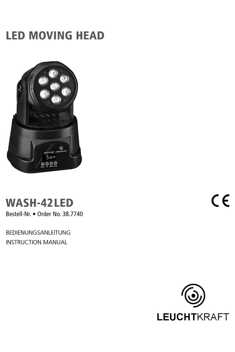 LeuchtKraft WASH-42LED instruction manual