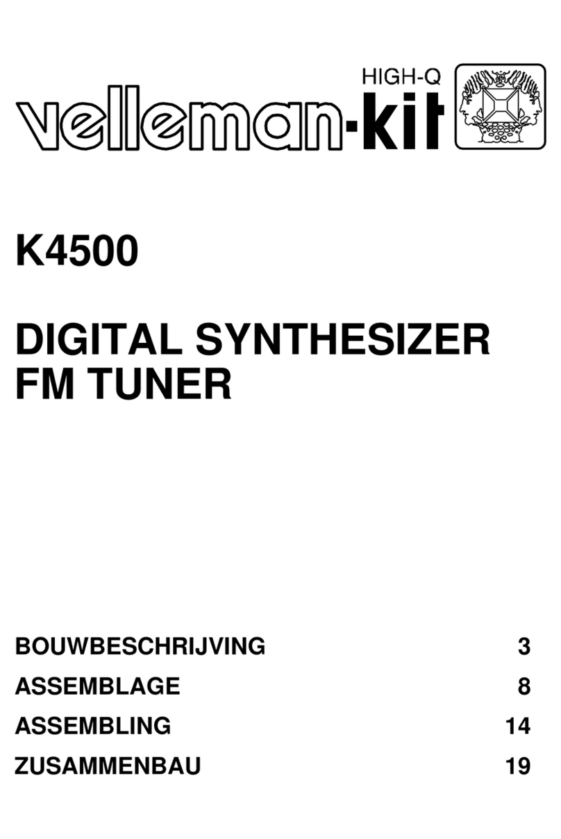 Velleman K4500 Assembling Guide