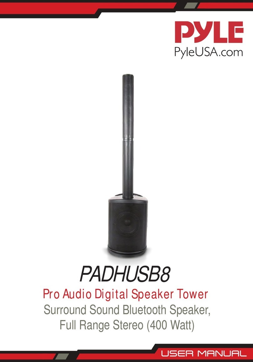 Pyle PADHUSB8 User manual