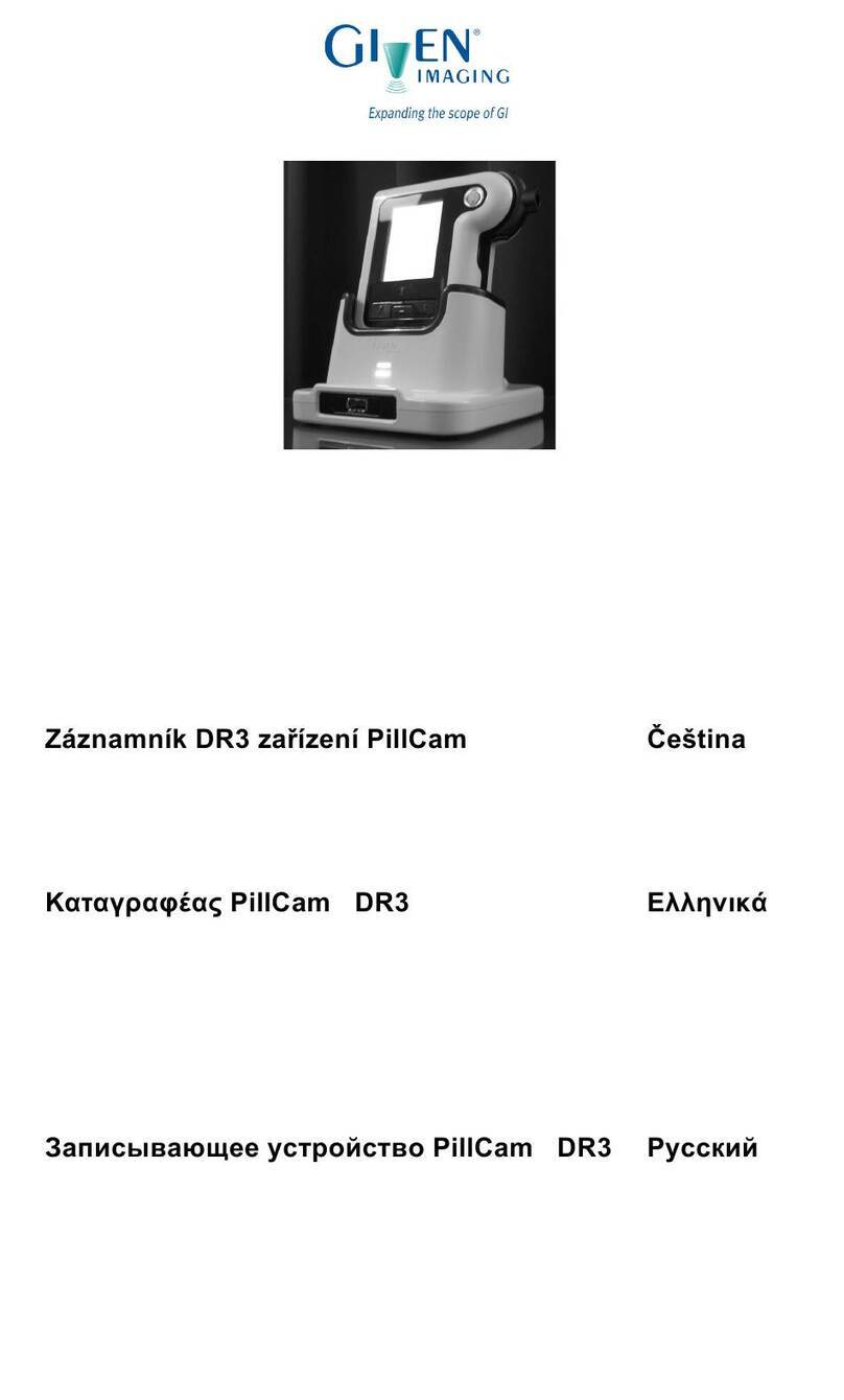 Given Imaging PillCam DR3 User manual