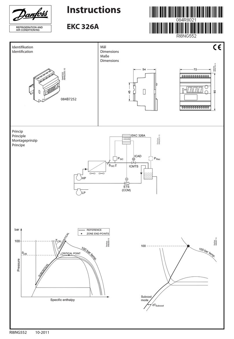 Danfoss EKC 326A instructions