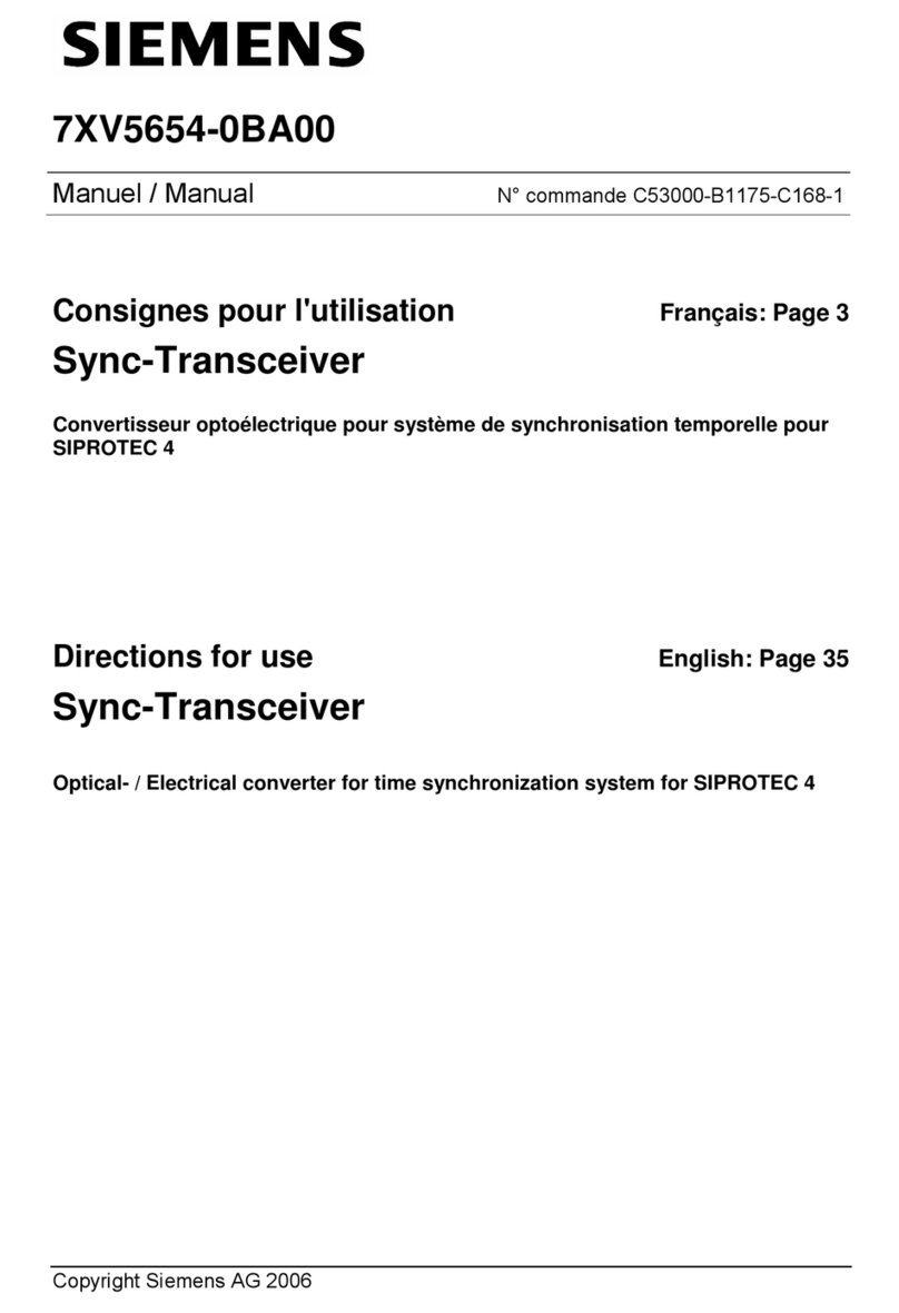 Siemens 7XV5654-0BA00 Manual Siemens 7XV5654-0BA00 Manual