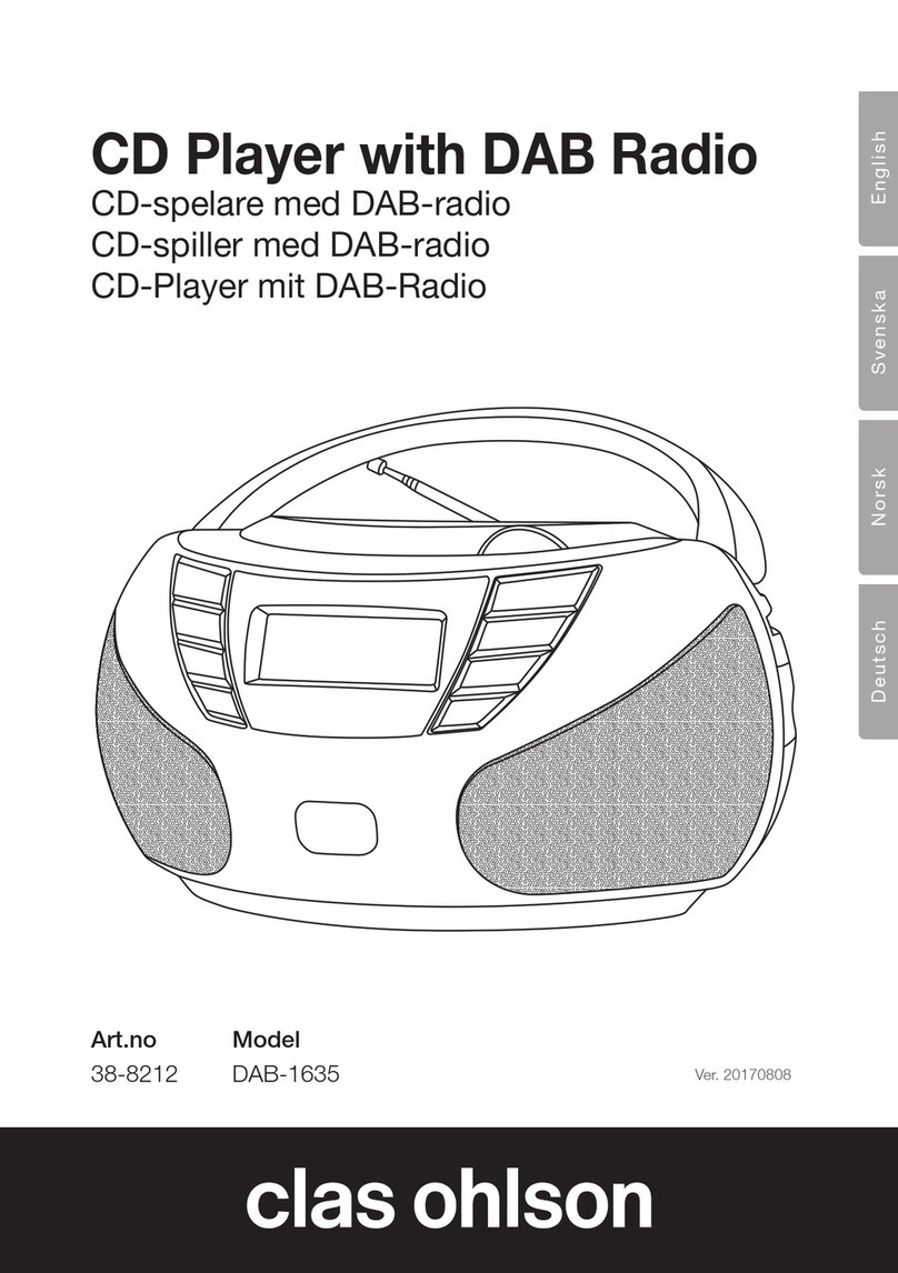 Clas Ohlson DAB-1635 manual