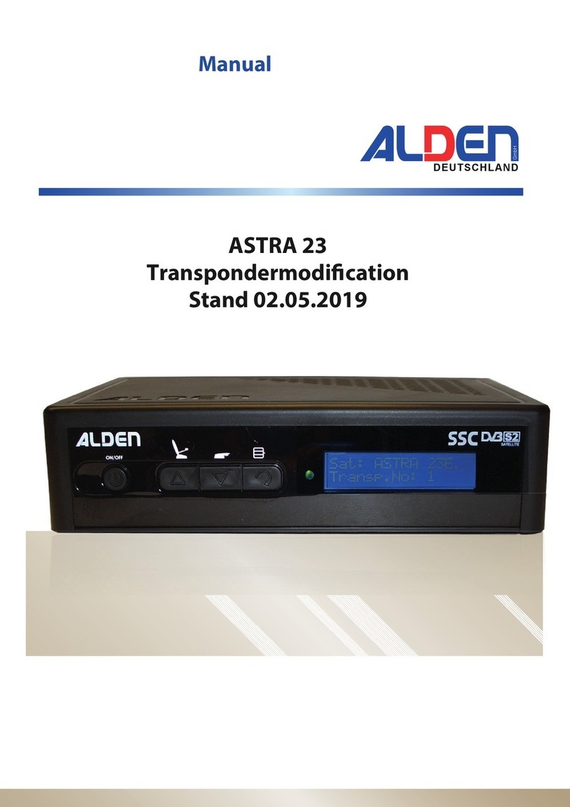 ALDEN ASTRA 23 manual