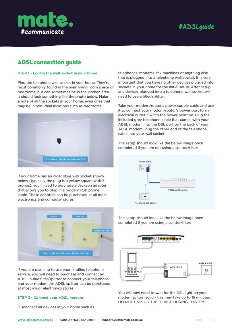 NetComm Wireless Contact NF18ACV User manual