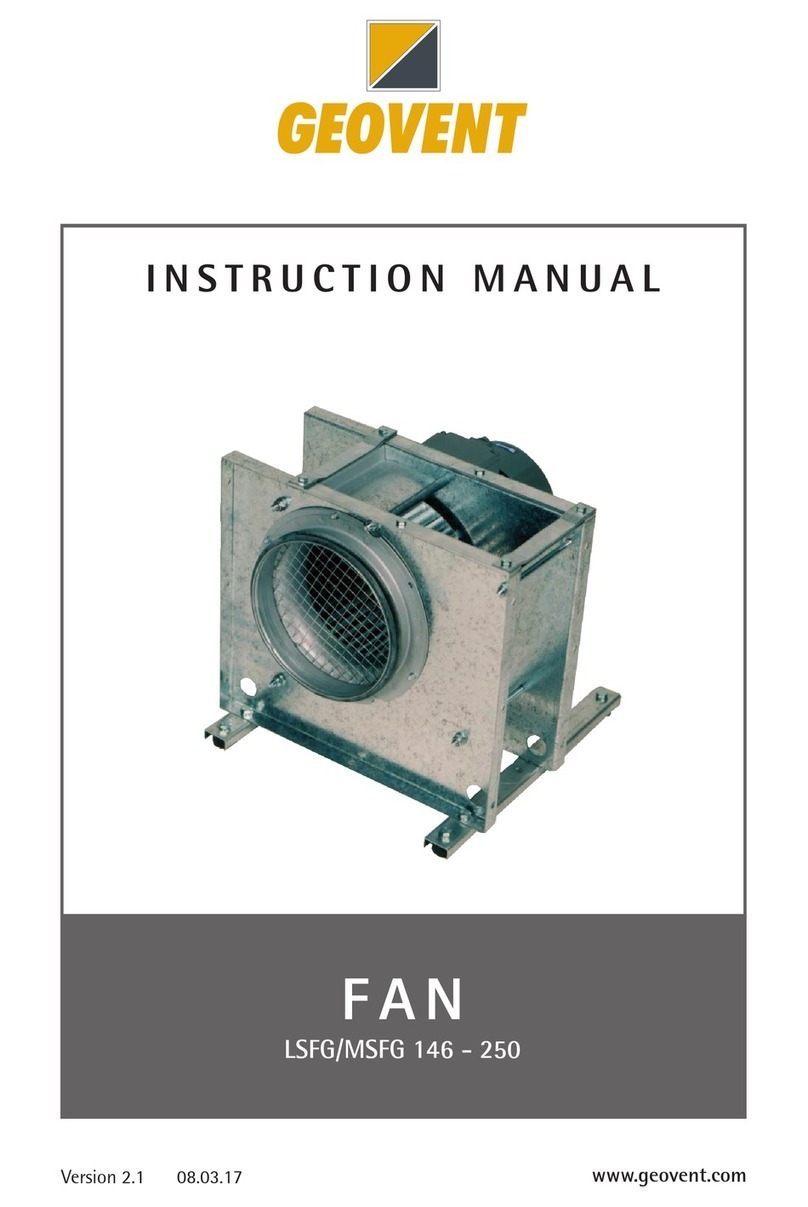 Geovent LSFG-146 instruction manual